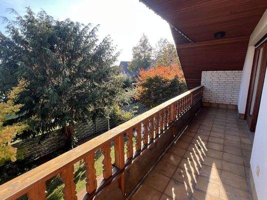 Loggia am Elternschlafzimmer