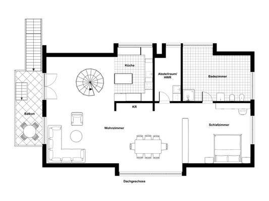 Grundriss Dachgeschoss