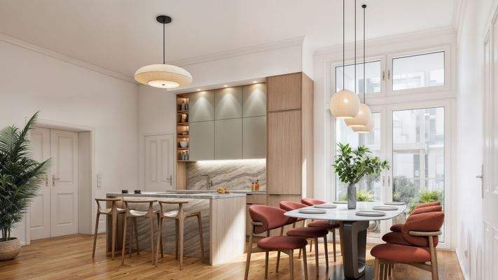 Visualisierung Wohnzimmer