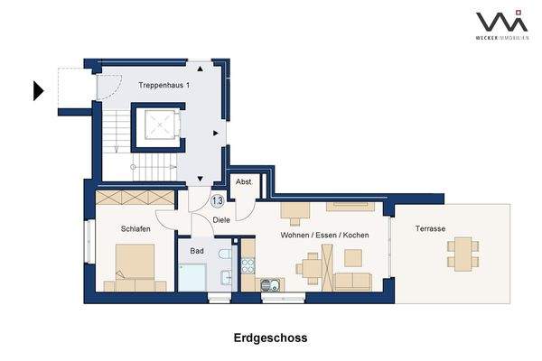 Grundriss Wohnung 1.3