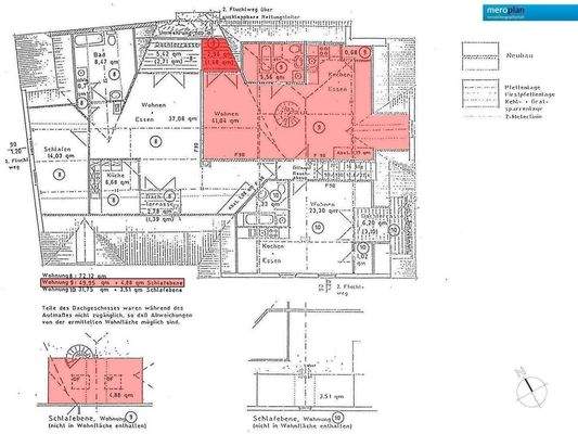 Grundriss Wohnräume