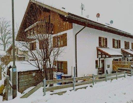 Ansicht Nordwest bei Schneefall