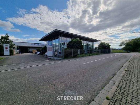 Blick auf die Zufahrt