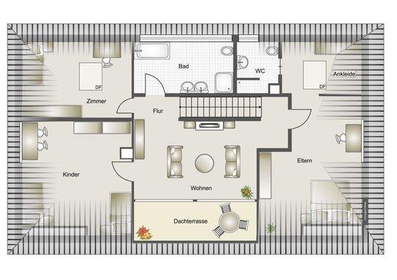 Grundriss Dachgeschoss