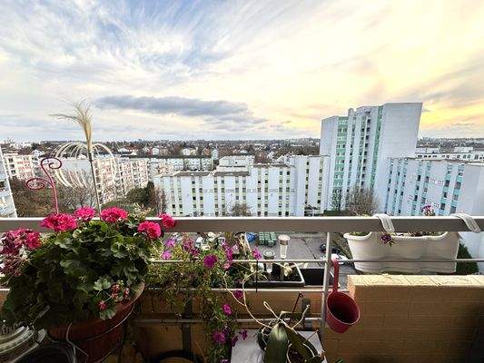 Aussicht Süd - Richtung Stadt