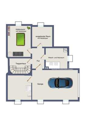 Untergeschoss (kein Maßstab)