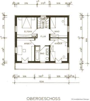 Grundriss Obergeschoss