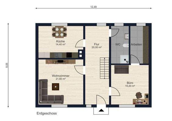 Grundriss Erdgeschoss