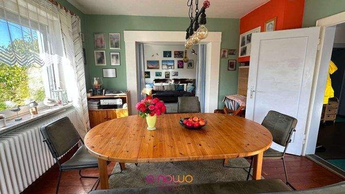 Blick aus dem Esszimmer