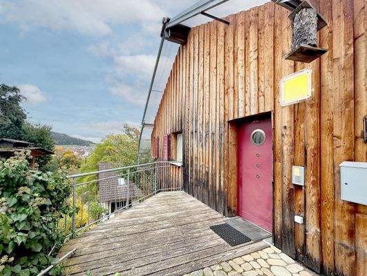 Hauseingang Wohnung im OG