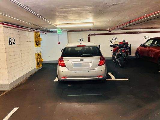 Stellplatz in der Tiefgarage