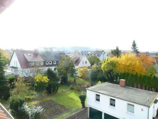 Blick aus dem Wohnzimmer