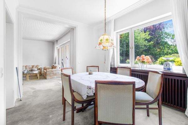 Essbereich im Erdgeschoss