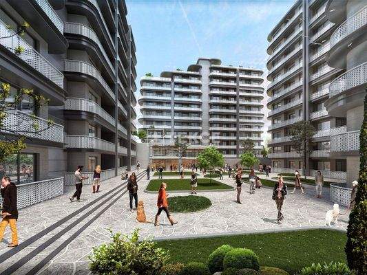 Apartments in a Mixed-Project with Pool in Ankara Sincan