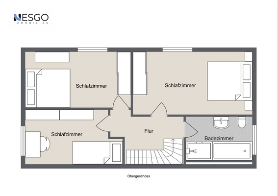 Grundriss Obergeschoss