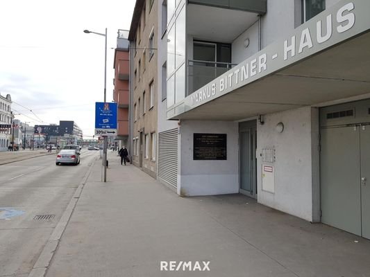 Hauseingang bei der Brünner Straße