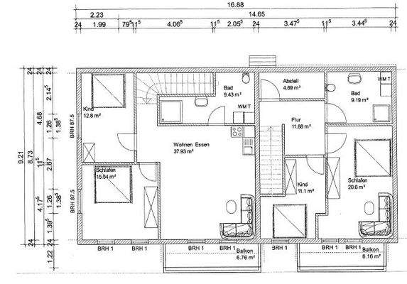 Grundriss Dachgeschoss