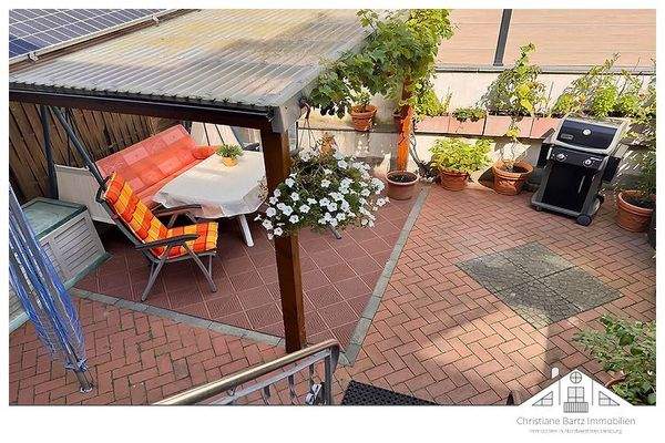 Blick in den Hofbereich