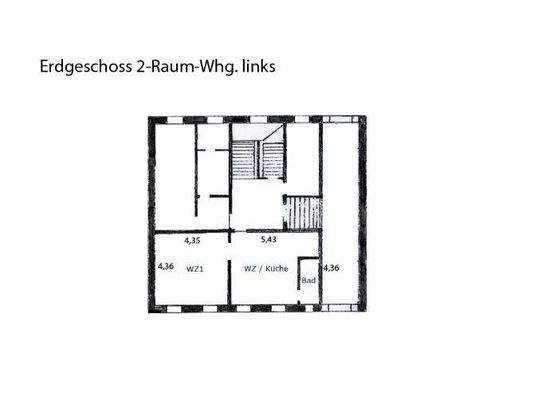 Grundriss EG links Straßenseite