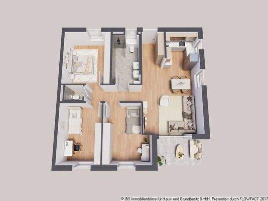 4-Zimmer-Whg auch 3 Zi möglich