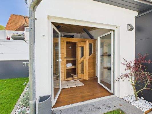 direktem Zugang zur Sauna