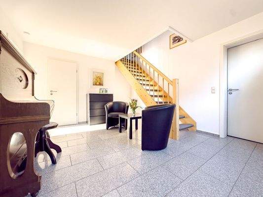 Zugang zur möglichen Einliegerwohnung