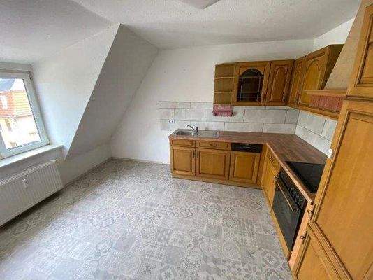 Küche mit Einbauküche