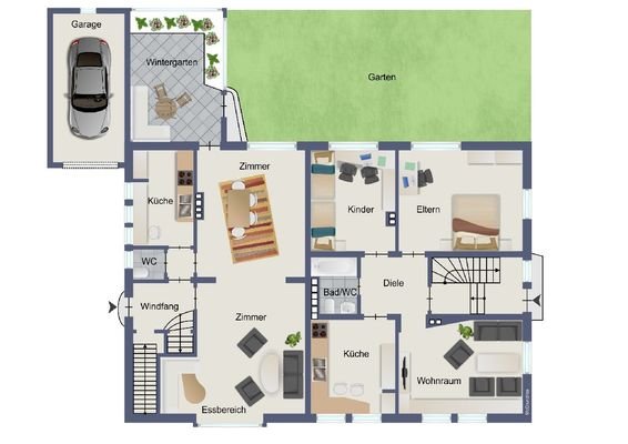 Plan Erdgeschoß