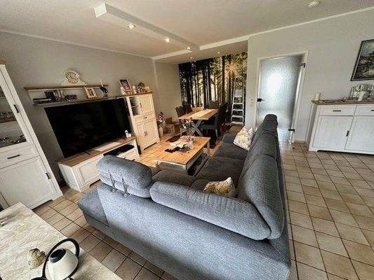 Blick in das Wohnzimmer