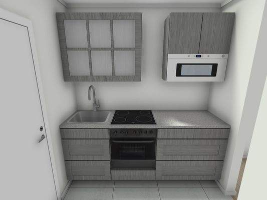 Küche Diele- 3D Foto