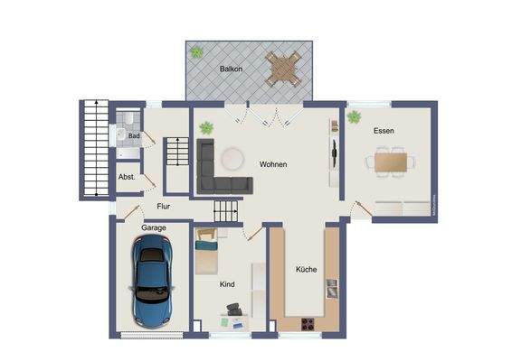 Wohnung Nr. 2 - EG Maisonette