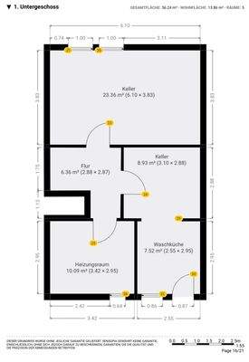 Grundriss Keller