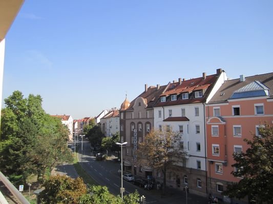 Ausblick vom Balkon