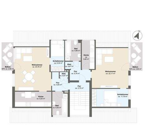 Grundriss - Dachgeschoss
