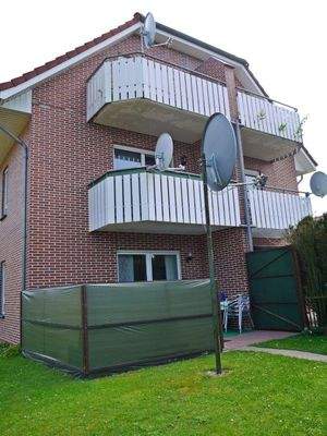 Hinterseite des Hauses