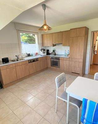 Küche im Dachgeschoss