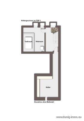 Grundriss KG ohne Maßstab