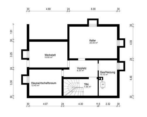 Grundriss Kellergeschoss