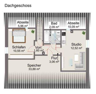 Grundriss Dachgeschoss