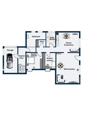 Grundriss Einliegerwohnung