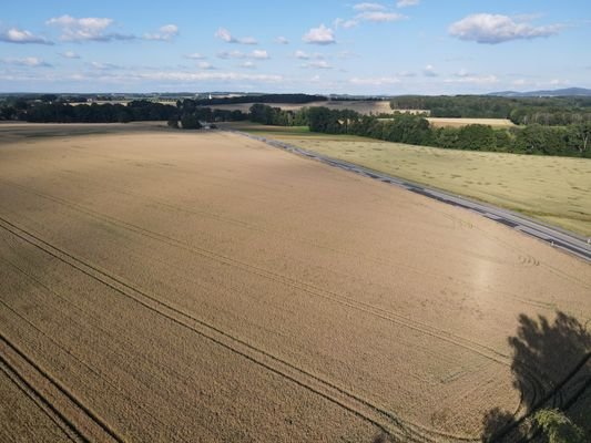 Grundstück mti Blick ins Oberlausitzer Bergland