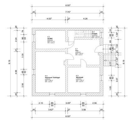 Grundriss Kellergeschoss