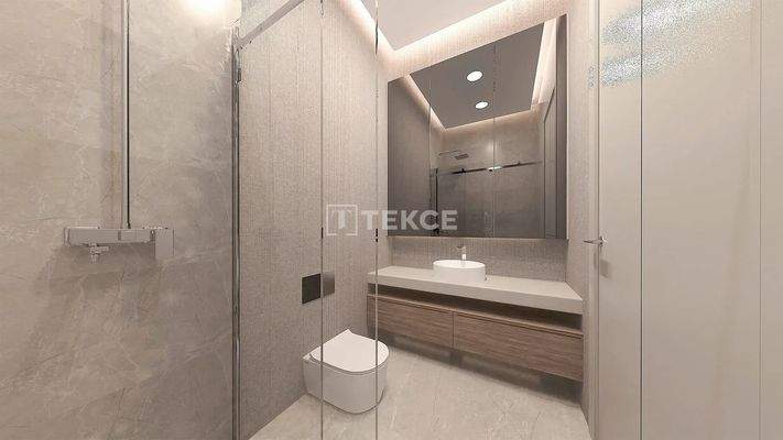 Chic Design 2-Bedroom Flats in a Project in Ankara