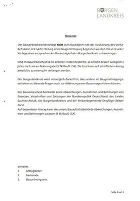 Bauvoranfrage Wohnbebauung Seite 3 von 3