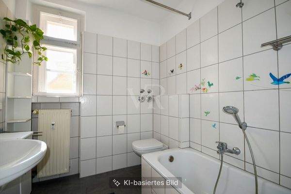 Badezimmer mit Badewanne