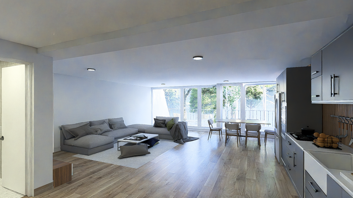 Offener Wohnbereich / Küche | Konzept