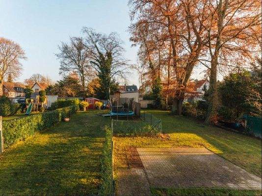 Garten, Blick vom Haus