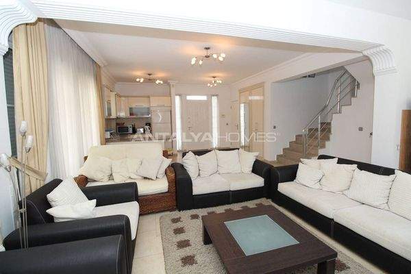 Furnished House in a Complex with a Pool in Belek Antalya