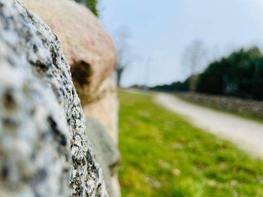 Weg zum Strand in Lobbe