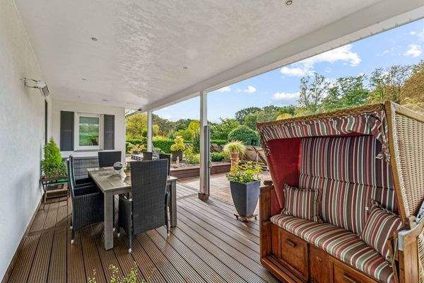 Überdachte Terrasse